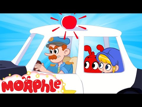 Police Chase with Officer Freeze | Mila and Morphle | Cartoons for Kids | Morphle TV