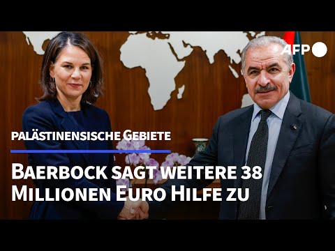 Baerbock sagt weitere 38 Millionen Euro Hilfe f&uuml;r pal&auml;stinensische Gebiete zu | AFP