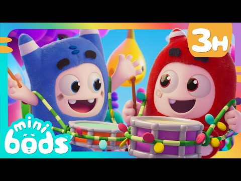 🎷 One Bod Band! 🥁 | 🌈 Minibods 🌈 | Preschool Learning | Moonbug Tiny TV