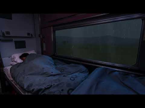 Sleep Immediately Within 5 Minutes With Heavy Rain On Window On The Train