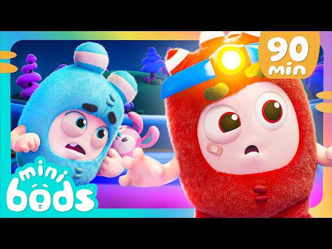 Spooky Sounds! - Minibods | Mini Oddbods | Baby Oddbods | Funny Cartoons For Kids