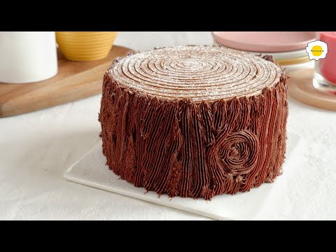 Christmas Chocolate cocoa banana Yule Log Recipe