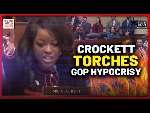 Rep. Crockett BLISTERS GOP Hypocrisy On Trump Foreign $, White Privilege, 2 Tiered Justice System