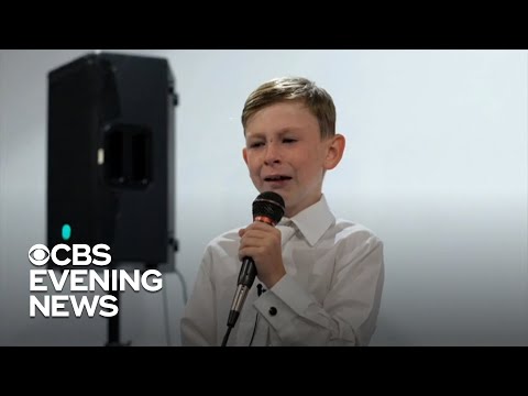 Emotional 9-year-old steals the show at sister's wedding