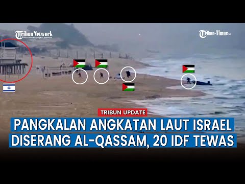 Detik-detik Pasukan Angkatan Laut Brigade Al-Qassam Serbu Pangkalan Tentara Israel