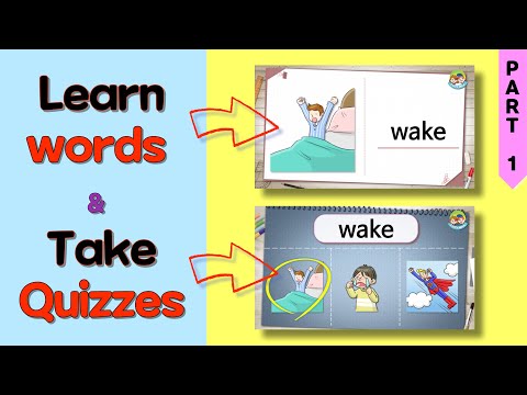 English Words &amp;amp; Quizzes | Basic Level 1.1 | Vocabulary for Kids