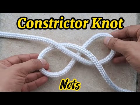 How To Tie A Constrictor Knot | Two Ways To Tie Constrictor Knot| Nots