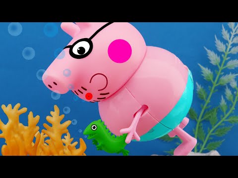 sunny day, Beach holiday, Seagull's nest, Twin, Have fun, Lost horse, Friend, Peppa Pig Animation