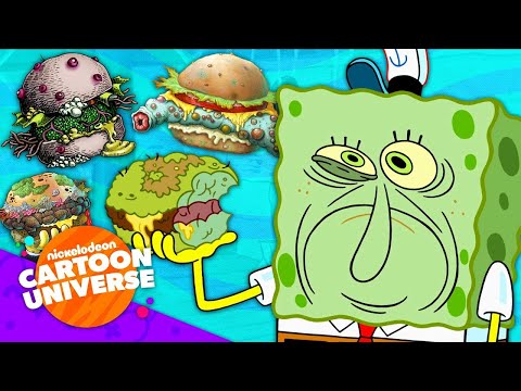 50 DIFFERENT Types of Krabby Patties! 🍔 | SpongeBob | Nickelodeon Cartoon Universe