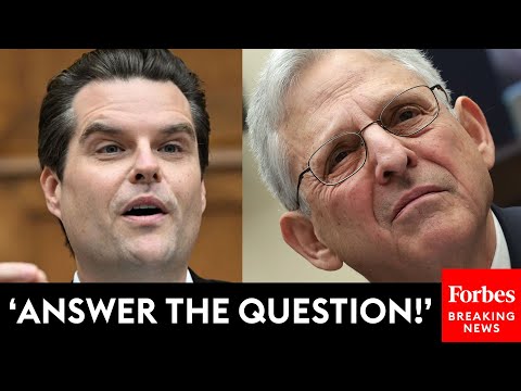 FIERY CLASH: Matt Gaetz Ruthlessly Interrogates Merrick Garland About Biden Family Business Dealings