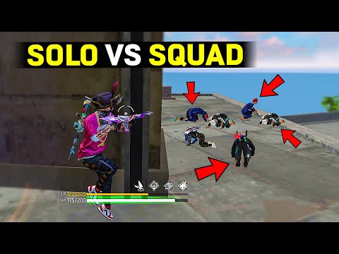 MILL KING👑 SOLO VS SQUAD DIAMOND 4 LOBBY PRO GAMEPLAY  | GARENA FREE FIRE