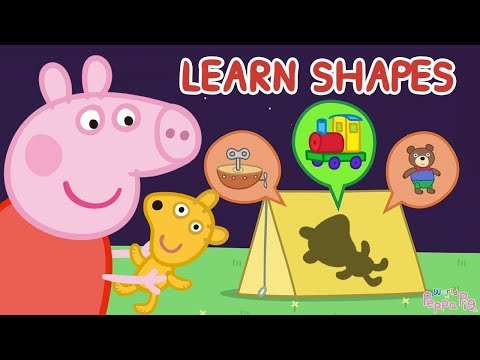 Peppa Pig | Surprise Puzzle Games - Learn Shapes for Kids | Learn With Peppa Pig