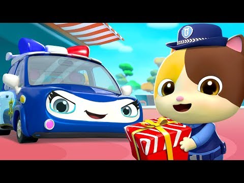 Brave Police Car - Polly | Monster Truck, Fire Truck | Cars for Kids | Kids Songs | BabyBus Arabic