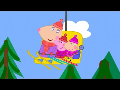 A Ride On The Ski Lift ⛷ | Peppa Pig Official Full Episodes