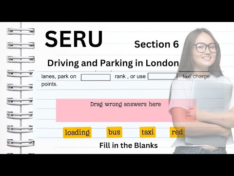 Driving and Parking in London Section 6 | Tfl SERU mock test practice | 