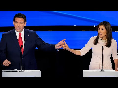 Watch: Highlights from DeSantis and Haley&rsquo;s Iowa presidential debate