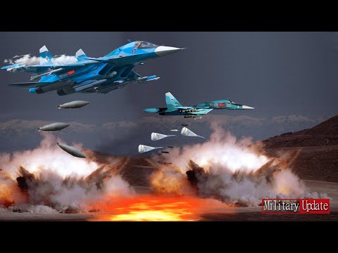 Massive Su-34 Action Destroys Ukrainian Military