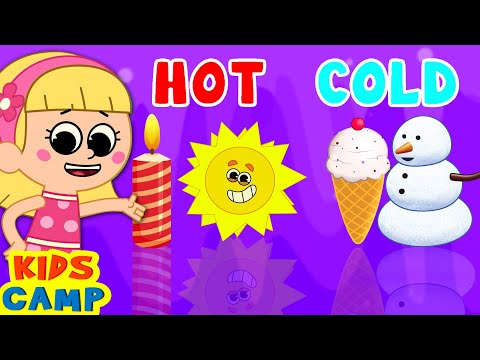 Learn Hot And Cold For Kids | Fun Learning Videos By KidsCamp