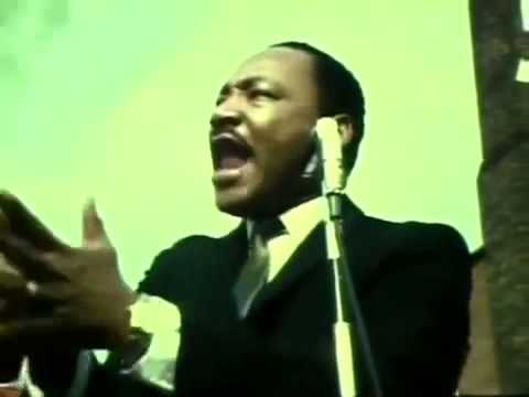 Martin Luther King Jr. &quot;Don't let anybody make you feel you are nobody&quot;