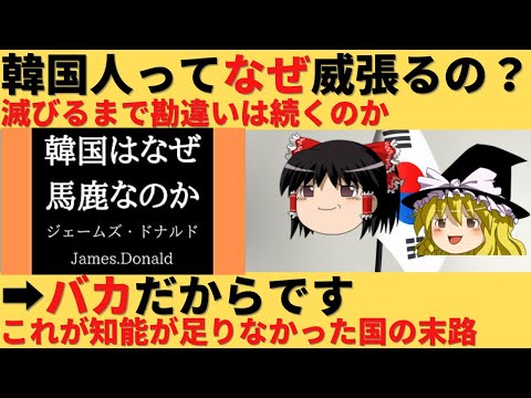 【ゆっくり解説】なんで韓国人ってなぜあんなにいつも偉そうなのか？