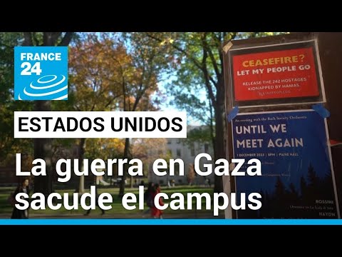 Harvard en el fuego cruzado: la guerra entre Israel y Hamas sacude el campus &bull; FRANCE 24 Espa&ntilde;ol