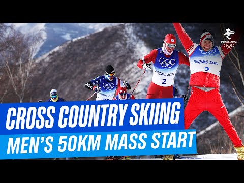 Cross-Country Skiing Men's 50km Mass Start Free | Full Replay | 