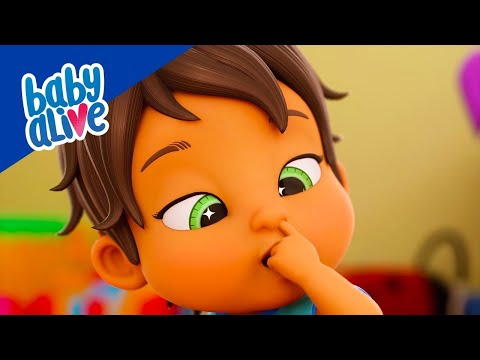 Baby Alive Official 🦠 Stop Picking Your Nose, Teo! 🌈 Kids Videos 💕