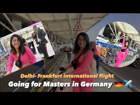 India To Germany ✈️ | My first international flight as masters student