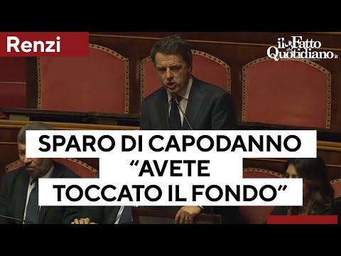 Sparo di Capodanno, Renzi: &quot;Utilizzo proprietario della polizia penitenziaria. Toccato il fondo&quot;