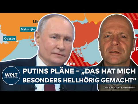 PUTINS PL&Auml;NE: &quot;Es wird Frieden herrschen&quot; &ndash; Russlands Pr&auml;sident bekr&auml;ftigt Kriegsziele in Ukraine