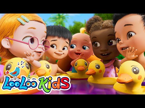 🦆 Five little ducks went swimming one day | Nursery Rhymes and Children Songs with LooLoo Kids!