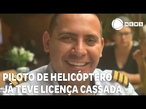 Piloto de helic&oacute;ptero que desapareceu em S&atilde;o Paulo j&aacute; teve licen&ccedil;a cassada pela ANAC