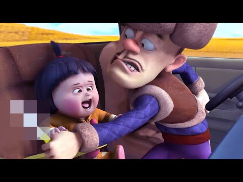 👹😱 Man Scares Baby Monster! 👶🙀 |  Boonie Bears: To the Rescue! | Full Film Clips