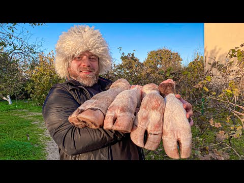 TRADITIONAL AZERBAIJANI DISH KHASH FROM BEEF HOOVES😲