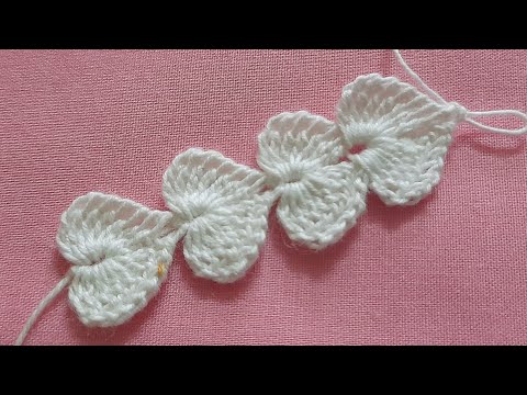 Crochet heart shape cord || Beautiful crochet cord