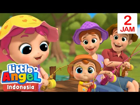 Belajar Berhitung Satu sampai Lima | Little Angel Bahasa Indonesia | Kartun Belajar Anak