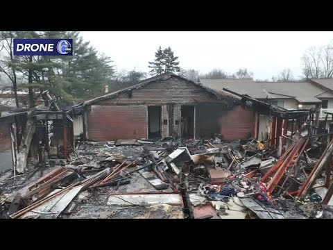 People jump from balconies to escape Edgewater Park, New Jersey fire; 20 displaced