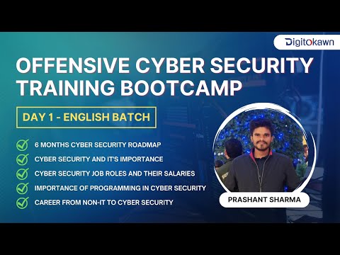 [Day-1 English] Introduction to Cyber Security | Career Roadmap | Cyber Security Jobs and Salaries