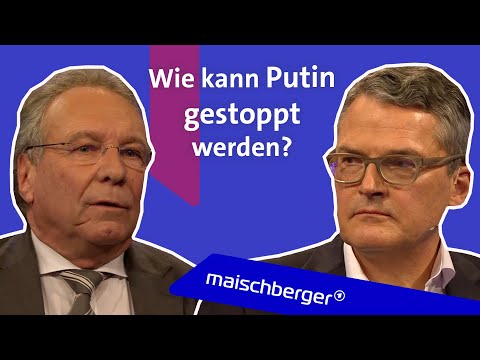 Roderich Kiesewetter und Klaus Ernst diskutieren &uuml;ber den Krieg in der Ukraine | maischberger