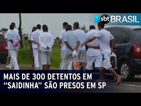 Mais de 300 detentos em &quot;saidinha&quot; s&atilde;o presos em S&atilde;o Paulo | SBT Brasil (29/12/23)