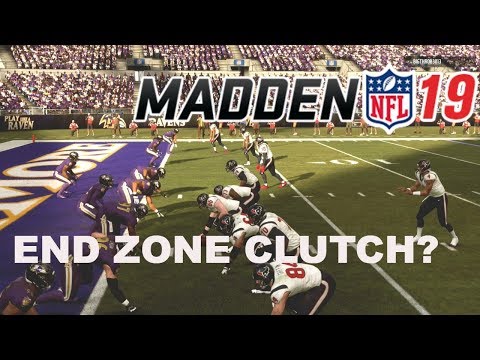 End Zone Clutch? | Madden 19 | Texans vs Ravens | Running qbs | Ranked Online match | Head to Head