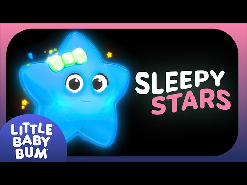 Mindful Sleepy Stars | Relaxing Sensory Animation for Babies | Soothing Bedtime Lullaby🌙✨