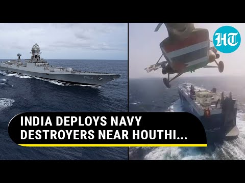 India Silently Rushes Warships Near Houthi Territory After U.S. Forms Red Sea Force | Watch