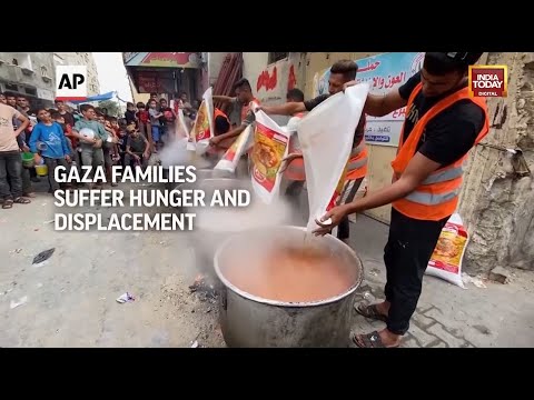 Gaza Families Suffer Hunger And Displacement | Israel-Hamas War