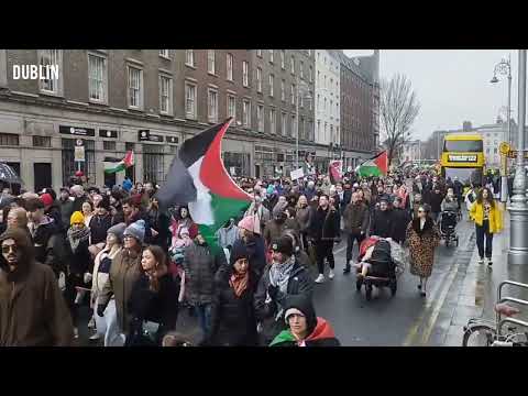 Global March in Dublin 