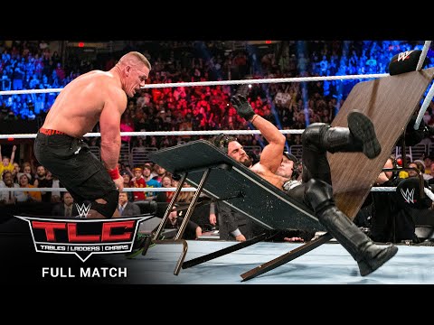 FULL MATCH - John Cena vs. Seth Rollins &ndash; Tables Match: WWE TLC 2014