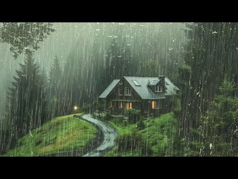 Nice Rain Sound to Fall Asleep in 5 minutes -  Relaxing Rain for a Good Night's Sleep, Study, ASMR