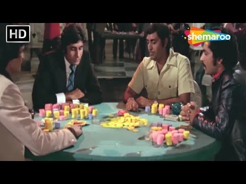 पत्तो के पीछे असरानी और अमिताभ  की हेरा फेरी | Amitabh Bachchan Comedy | Hera Pheri (1976) Comedy