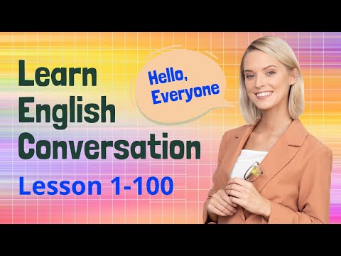 English Practice Lesson 1-100 | English Speaking &amp;amp; Listening | Fluent English