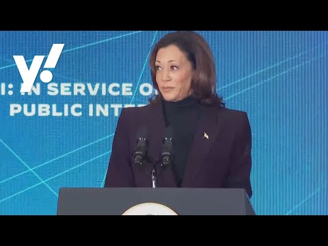 Harris says leaders have duty to address potential harms of AI to humanity, institutions